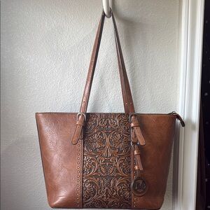 Montana West Concealed Carry Leather Bag